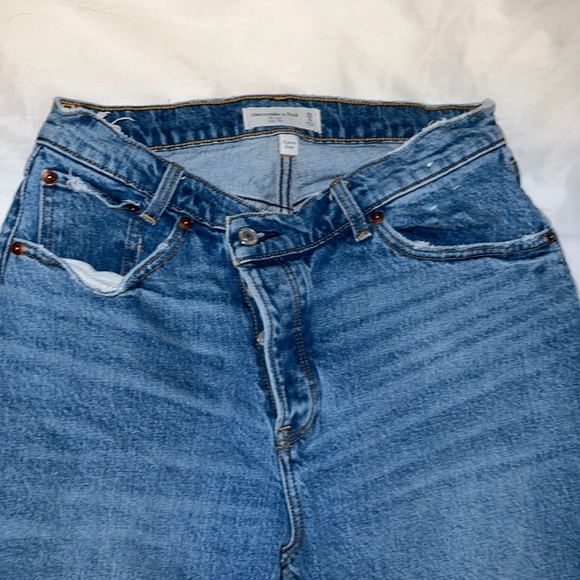 Abercrombie & Fitch Denim - Abercrombie curve love Dad Jeans